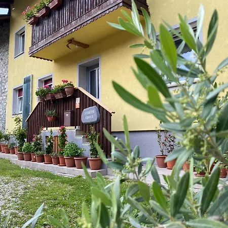 Ferienwohnung Trnovo Ob Soci Kuhala Kobarid Exterior foto