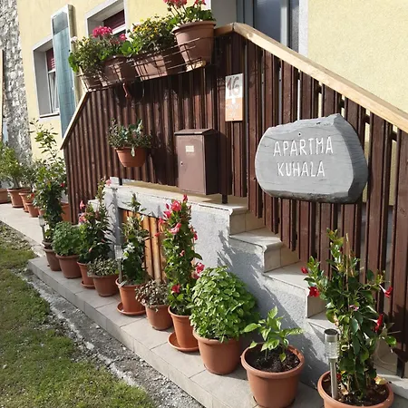 Ferienwohnung Trnovo Ob Soci Kuhala Kobarid Exterior foto